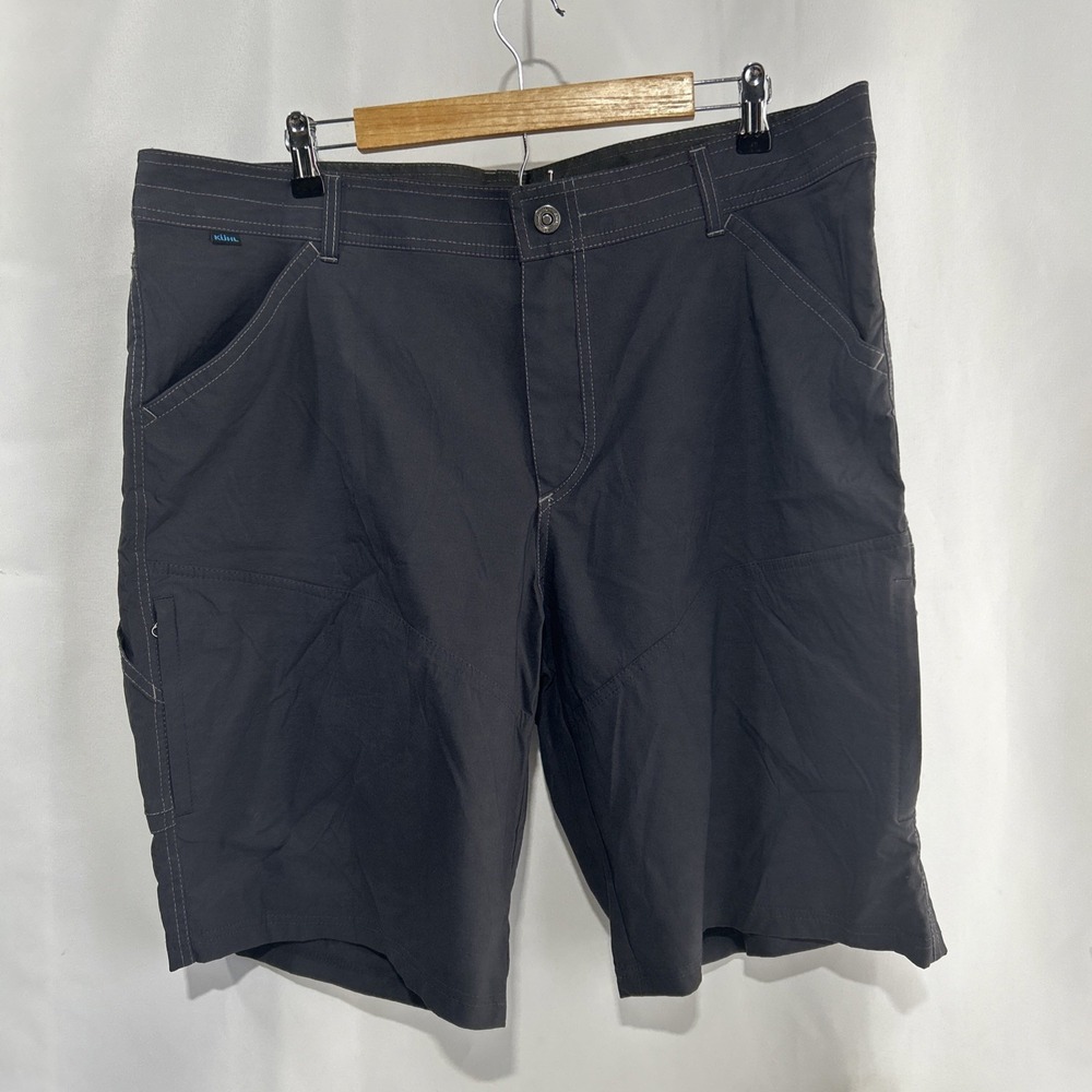 Kuhl Shorts Mens 40 Gray Renegade 8" Cargo Hiking Outdoor Duralux Performance